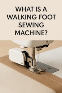 What Is a Walking Foot Sewing Machine
