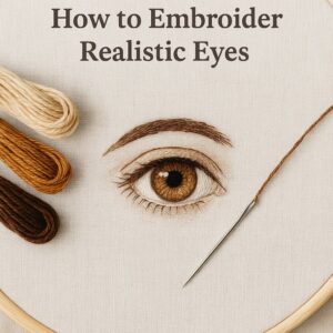 How to Embroider Realistic Eyes