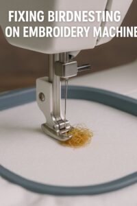 Fixing Birdnesting On Embroidery Machine