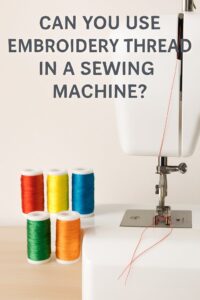 Can You Use Embroidery Thread In a Sewing Machine?